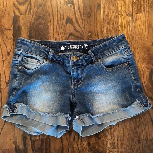 Celebrity Pink Pants - Celebrity Pink jean cutoff shorts.